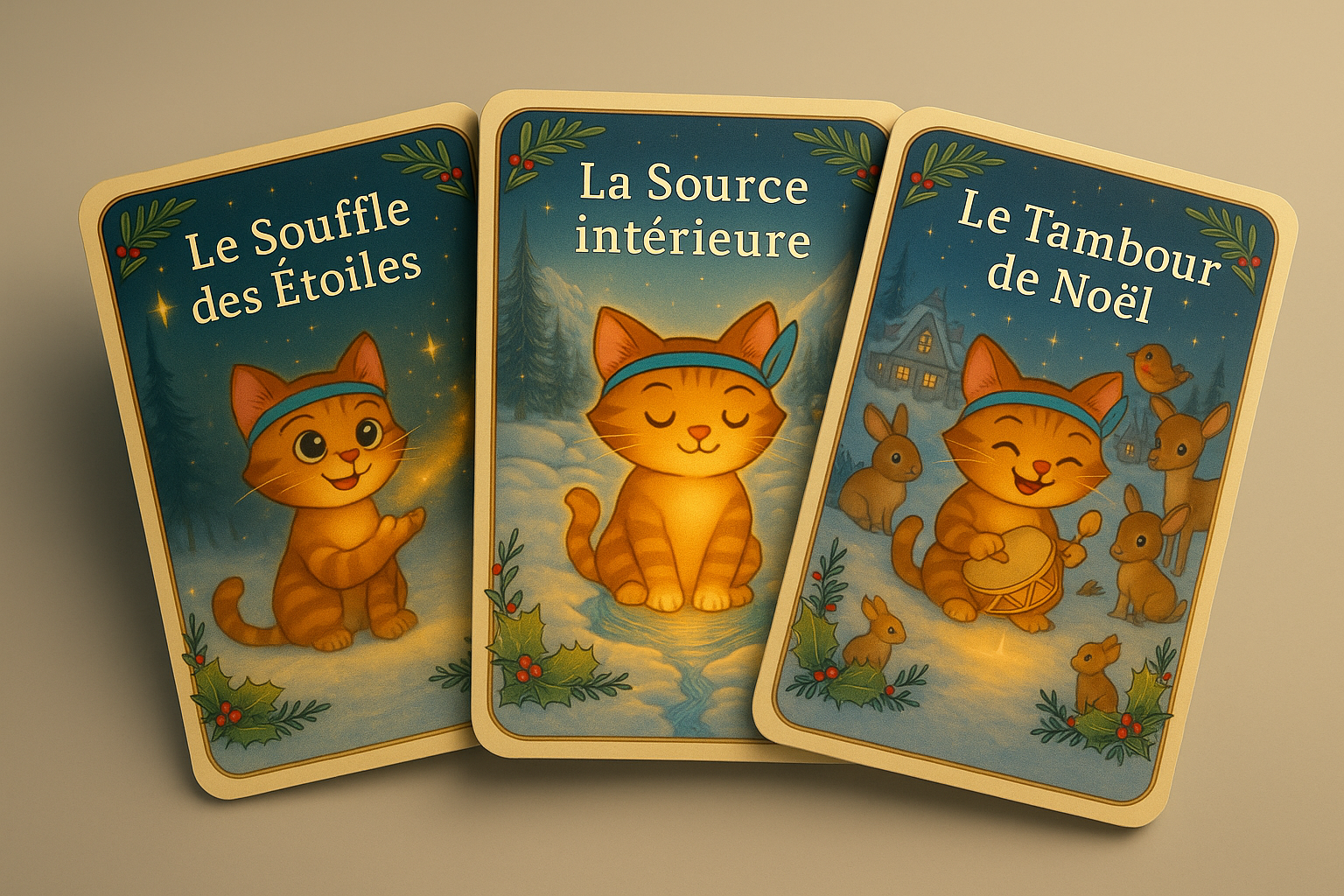 Chat-Man Noël calendrier Avent chamanique