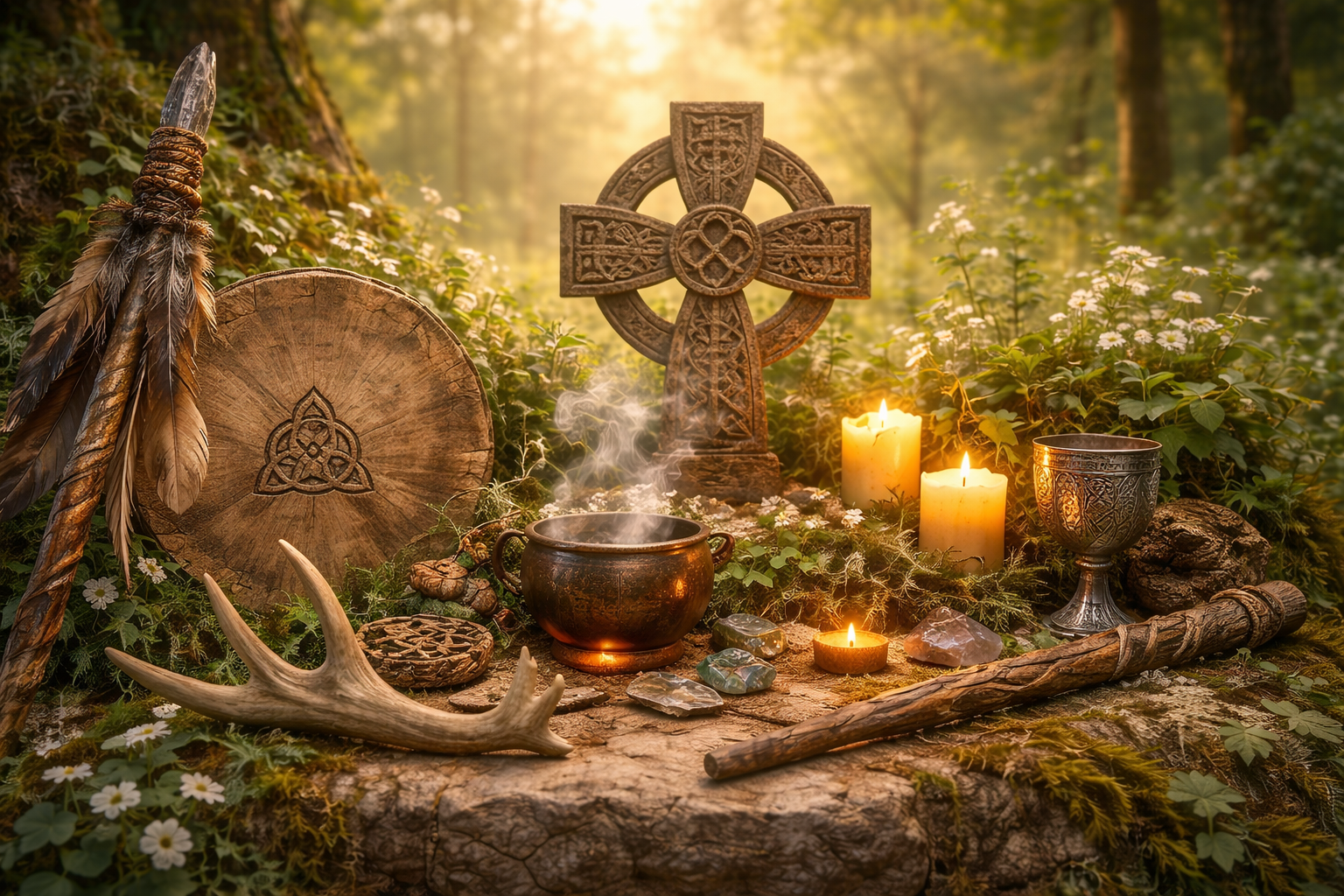 Chamanisme celtique, druides, ovates et traditions spirituelles celtes